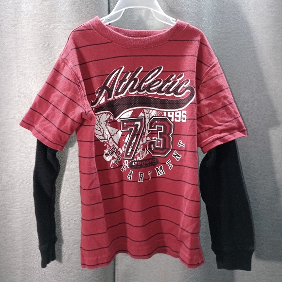 Toughskins Other - Boys Red & Black Shirt